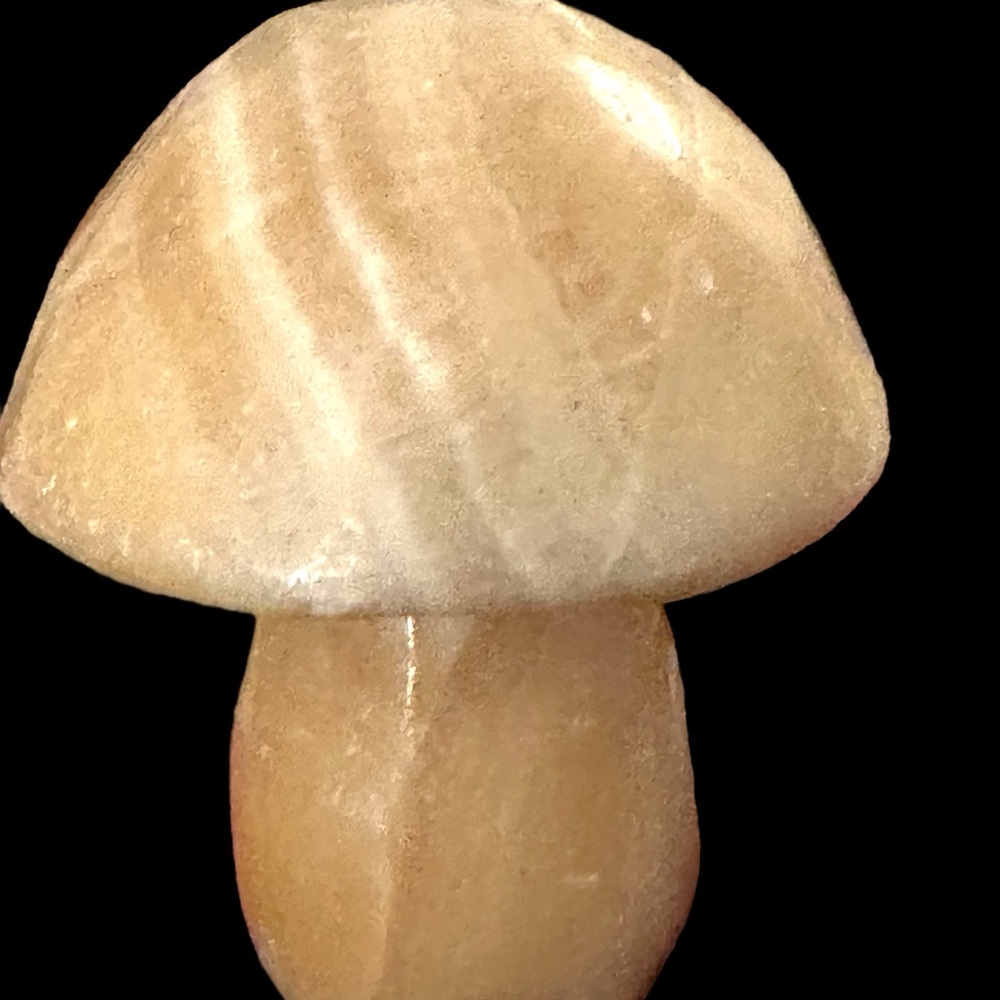 Yellow Calcite Mushroom